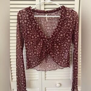 Free People sheer top